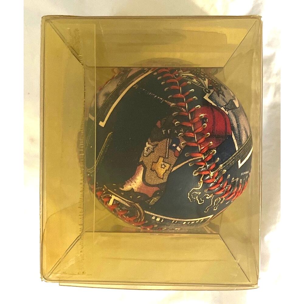 1995 Texas Rangers MLB All Star Game Nicole Miller Fotoball Baseball Display